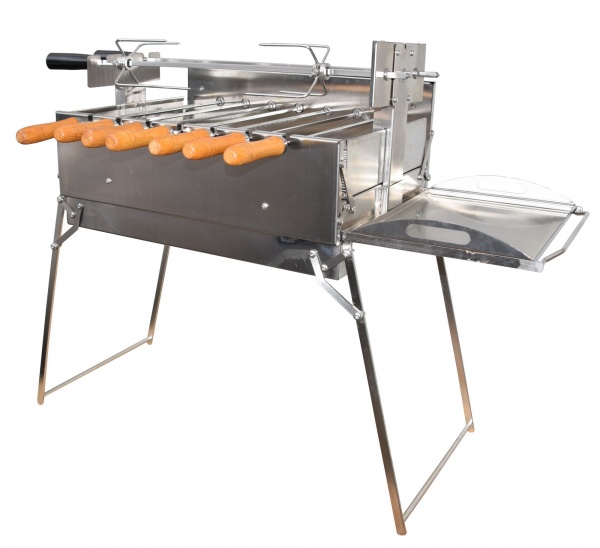 Holzkohlegrill Spießgrill Portable Edelstahl